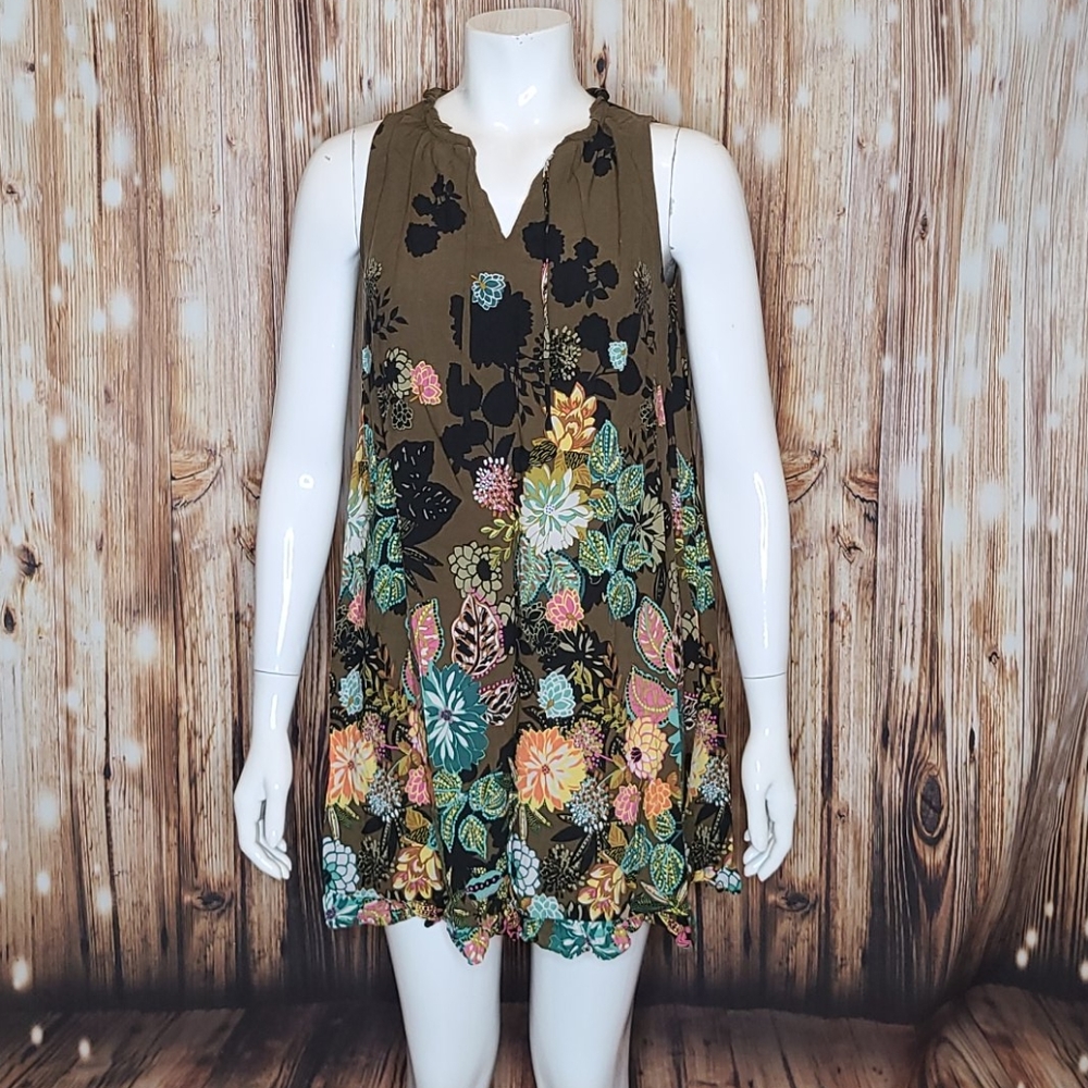 Loft floral print sundress / mini dress